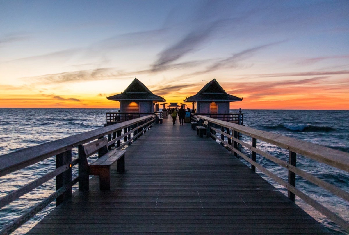 The Gulf coast at Naples, Florida, where Monet Capital is based